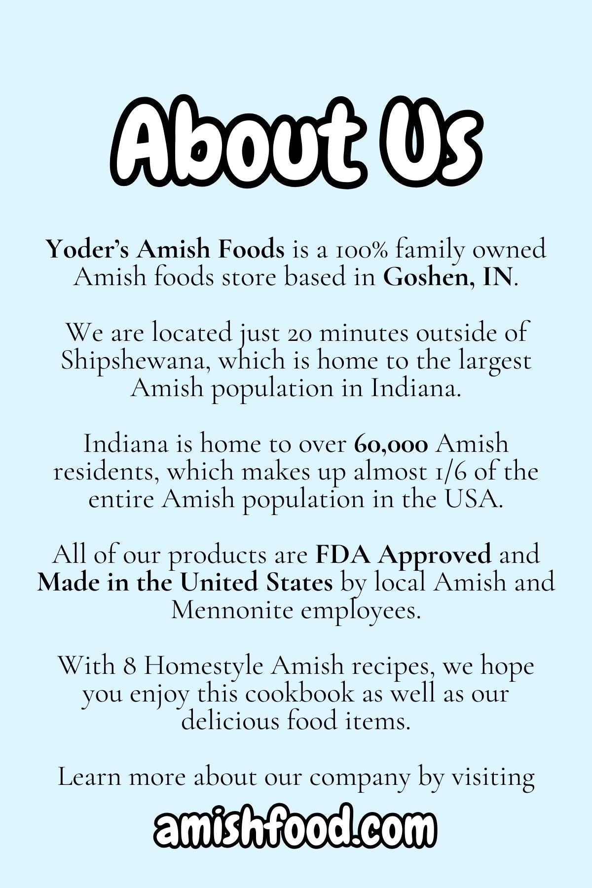 Yoder's Amish Cookbook (Free Gift)